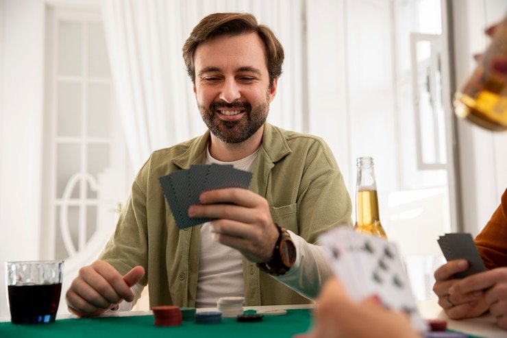 Interface Teen Patti modern Interface permainan Teen Patti dengan statistik pemain